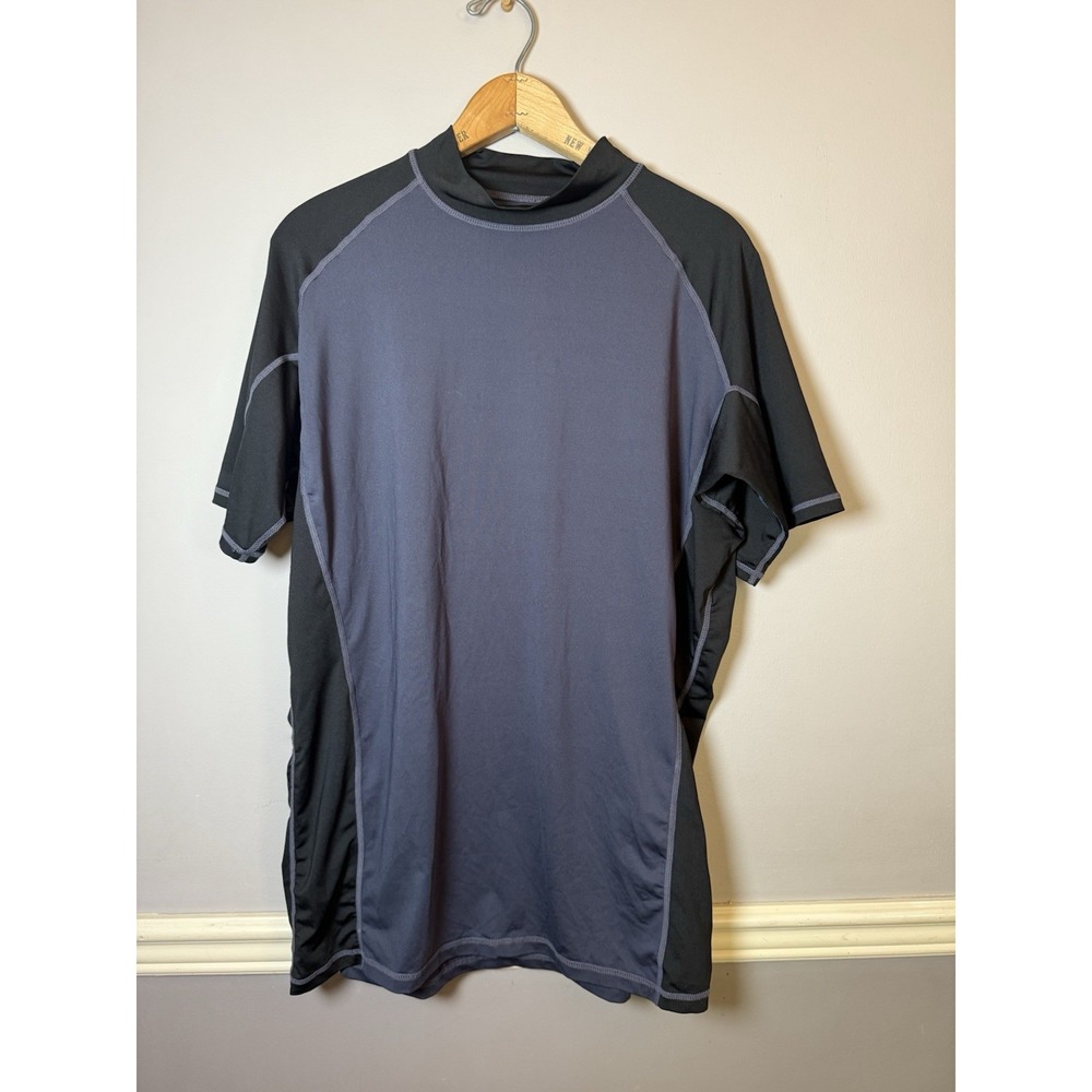 TESLA T-Shirt Mens Gray and Black Cool Dry size XL‎